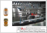 STRPACK 2-16 หัวขวดน้ำผึ้งและขวดลูกสูบเซอร์โวมอเตอร์เครื่องบรรจุสำหรับน้ำผึ้งขวดแยมขวดแก้ว